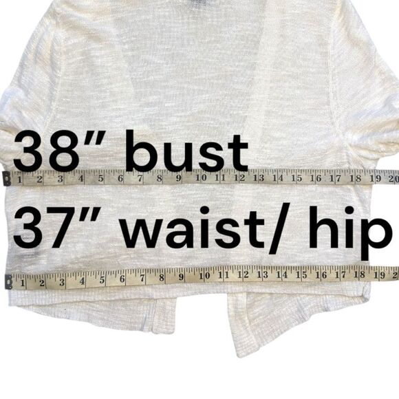 Torrid Cream Cardigan Sweater Lightweight Open-Front Sz 1X - Picture 6 of 10